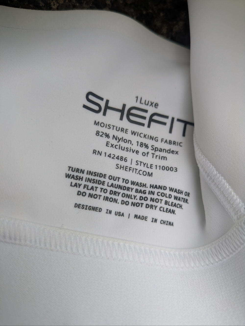 SHEFIT White Front-Zip High Support Sports Bra - Picture 5 of 5